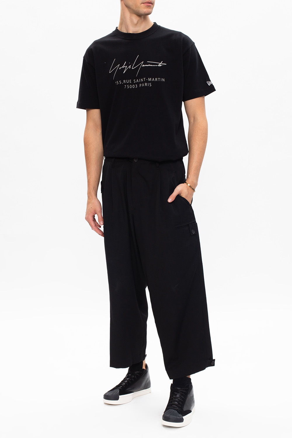 Black T-shirt with logo Yohji Yamamoto - Vitkac HK